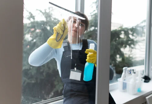 Nettoyage de vitres intérieures et extérieures à Feux